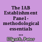 The IAB Establishment Panel - methodological essentials and data quality