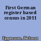 First German register based census in 2011
