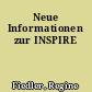 Neue Informationen zur INSPIRE