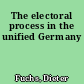 The electoral process in the unified Germany