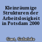 Kleinräumige Strukturen der Arbeitslosigkeit in Potsdam 2000