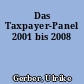 Das Taxpayer-Panel 2001 bis 2008