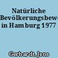Natürliche Bevölkerungsbewegung in Hamburg 1977
