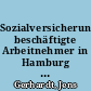 Sozialversicherungspflichtig beschäftigte Arbeitnehmer in Hamburg 1975 bis 1980