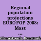 Regional population projections EUROPOP 2008: Most EU regions face population profile in 2030
