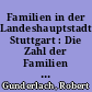 Familien in der Landeshauptstadt Stuttgart : Die Zahl der Familien mit minderjährigen Kindern in Stuttgart hat 2011 leicht zugenommen
