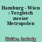 Hamburg - Wien : Vergleich zweier Metropolen