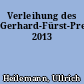 Verleihung des Gerhard-Fürst-Preises 2013