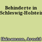 Behinderte in Schleswig-Holstein