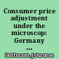 Consumer price adjustment under the microscop: Germany in a period of low inflation