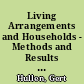 Living Arrangements and Households - Methods and Results of Demographic Projections