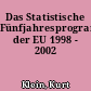 Das Statistische Fünfjahresprogramm der EU 1998 - 2002