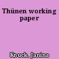 Thünen working paper