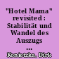 "Hotel Mama" revisited : Stabilität und Wandel des Auszugs aus dem Elternhaus langfristigen Kohortenvergleich
