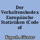 Der Verhaltenskodex Europäische Statistiken (Code of Practice)