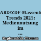 ARD/ZDF-Massenkommunikation Trends 2021: Mediennutzung im Intermediavergleich : Aktuelle Ergebnisse der repräsentativen Langzeitstudie
