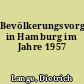 Bevölkerungsvorgänge in Hamburg im Jahre 1957