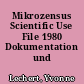 Mikrozensus Scientific Use File 1980 Dokumentation und Datenaufbereitung