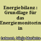 Energiebilanz : Grundlage für das Energiemonitoring in Rheinland-Pfalz