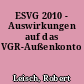 ESVG 2010 - Auswirkungen auf das VGR-Außenkonto