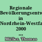 Regionale Bevölkerungsentwicklung in Nordrhein-Westfalen 2000 bis 2012