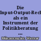 Die Input-Output-Rechnung als ein Instrument der Politikberatung : Beispiele für Baden-Württemberg, für Stuttgart und für seine Region