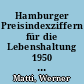 Hamburger Preisindexziffern für die Lebenshaltung 1950 bis 1962