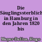 Die Säuglingssterblichkeit in Hamburg in den Jahren 1820 bis 1950
