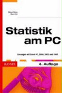 Statistik am PC : Lösungen mit Excel 97, 2000, 2002 und 2003