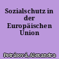 Sozialschutz in der Europäischen Union