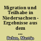 Migration und Teilhabe in Niedersachsen - Ergebnisse aus dem Integrationsmonitoring 2014