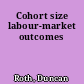 Cohort size labour-market outcomes