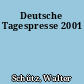 Deutsche Tagespresse 2001