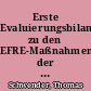 Erste Evaluierungsbilanz zu den EFRE-Maßnahmen der Ziel-2-Förderung (1994-99) inbesondere der Phase III (1994-96) im Land Bremen