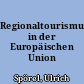 Regionaltourismus in der Europäischen Union