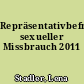 Repräsentativbefragung sexueller Missbrauch 2011
