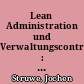 Lean Administration und Verwaltungscontrolling : Das Instrumentarium