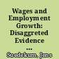 Wages and Employment Growth: Disaggreted Evidence for West Germany