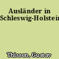 Ausländer in Schleswig-Holstein