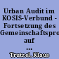 Urban Audit im KOSIS-Verbund - Fortsetzung des Gemeinschaftsprojekts auf verbreiterter Grundlage