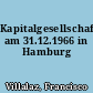 Kapitalgesellschaften am 31.12.1966 in Hamburg