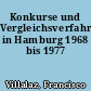 Konkurse und Vergleichsverfahren in Hamburg 1968 bis 1977