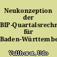 Neukonzeption der BIP-Quartalsrechnung für Baden-Württemberg abgeschlossen
