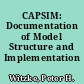 CAPSIM: Documentation of Model Structure and Implementation