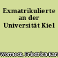 Exmatrikulierte an der Universität Kiel